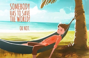 Somebody has to save the world!...or not – animation short-movie