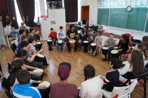 In the Rhythm for Change – African percussion for Roma and Non-Roma children from  the disadvantaged community of Ferentari